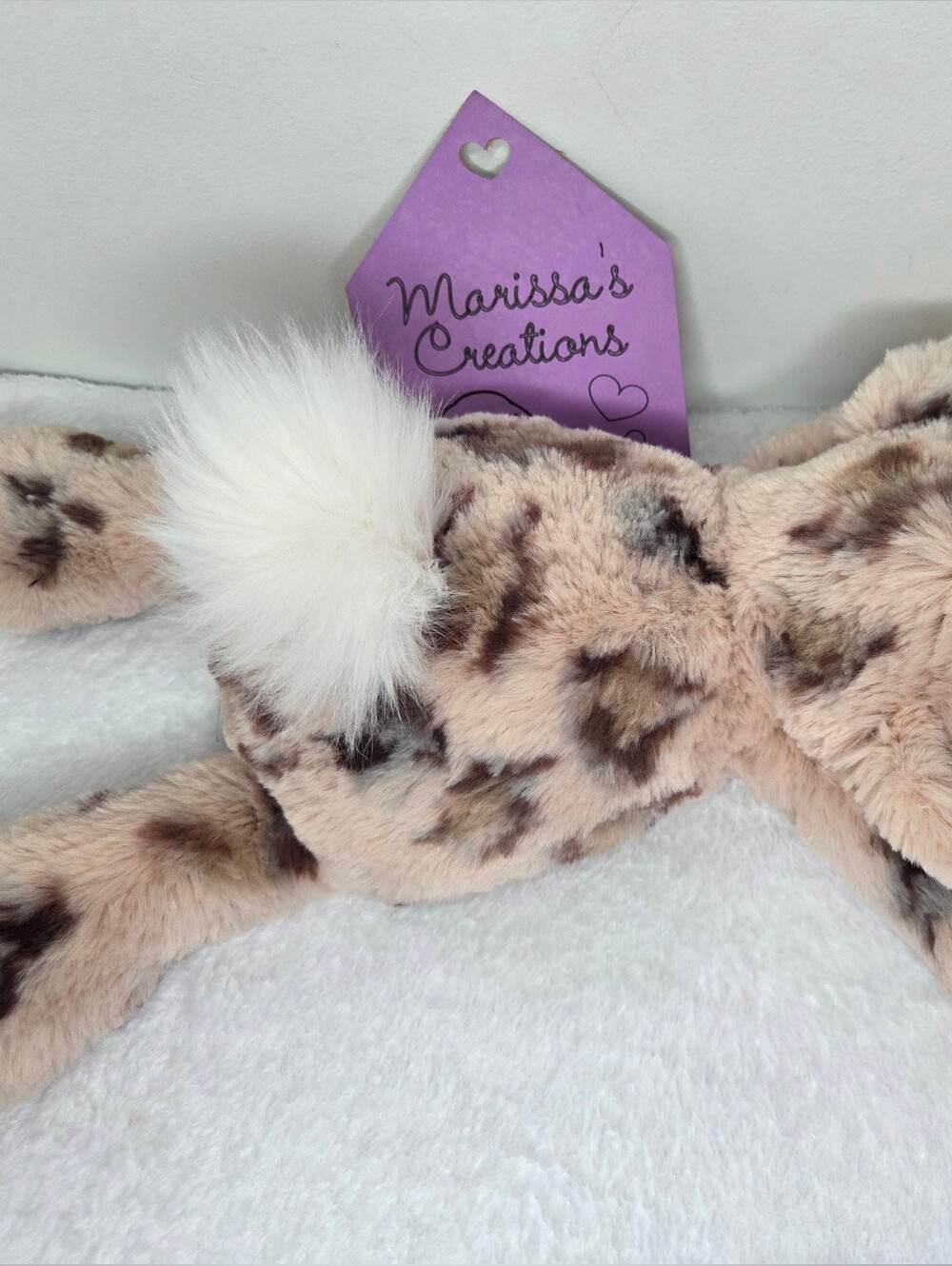 NWT Customized Jellycat Medium Smudge Rabbit "Leonidas" - Picture 4 of 5